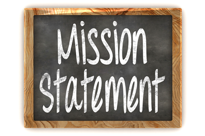 mission statement chalkboard